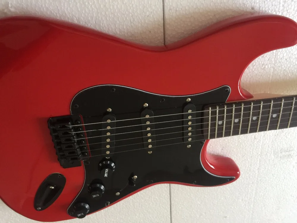 

Anmiyue Electric Guitar/Black-Red Colour Matching Quality Guitar/Chinese Guitar