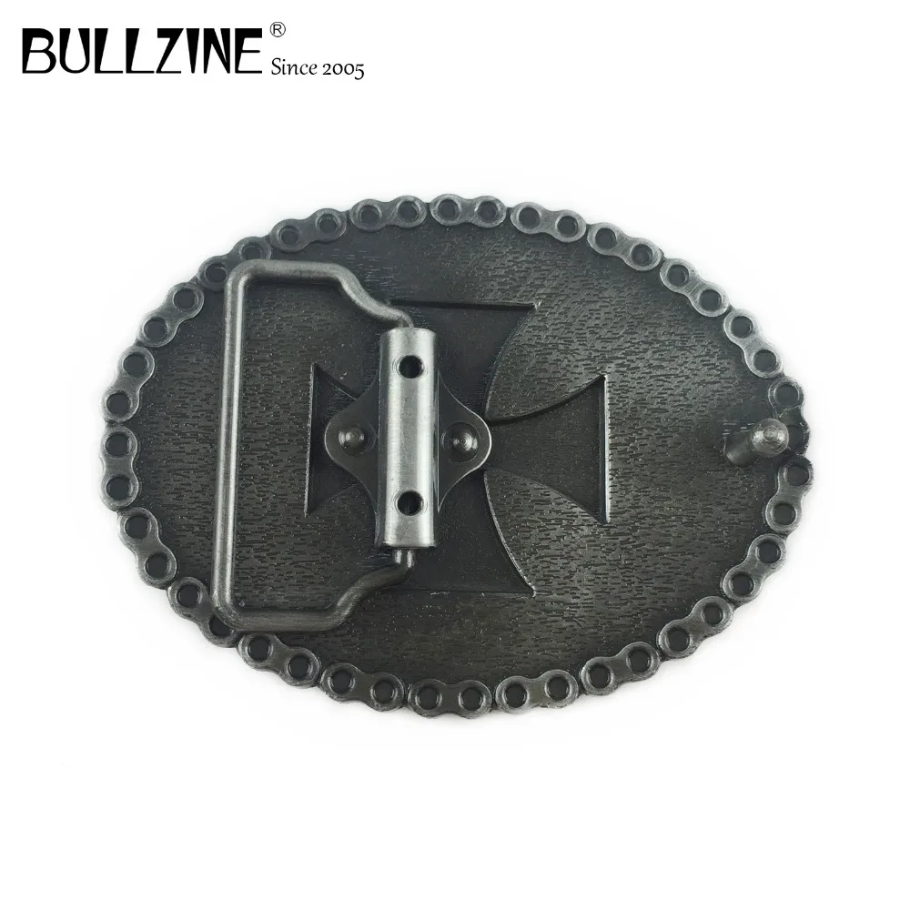 Байкерская цепочка Bullzine в западном стиле пряжка с петлей и соединительной