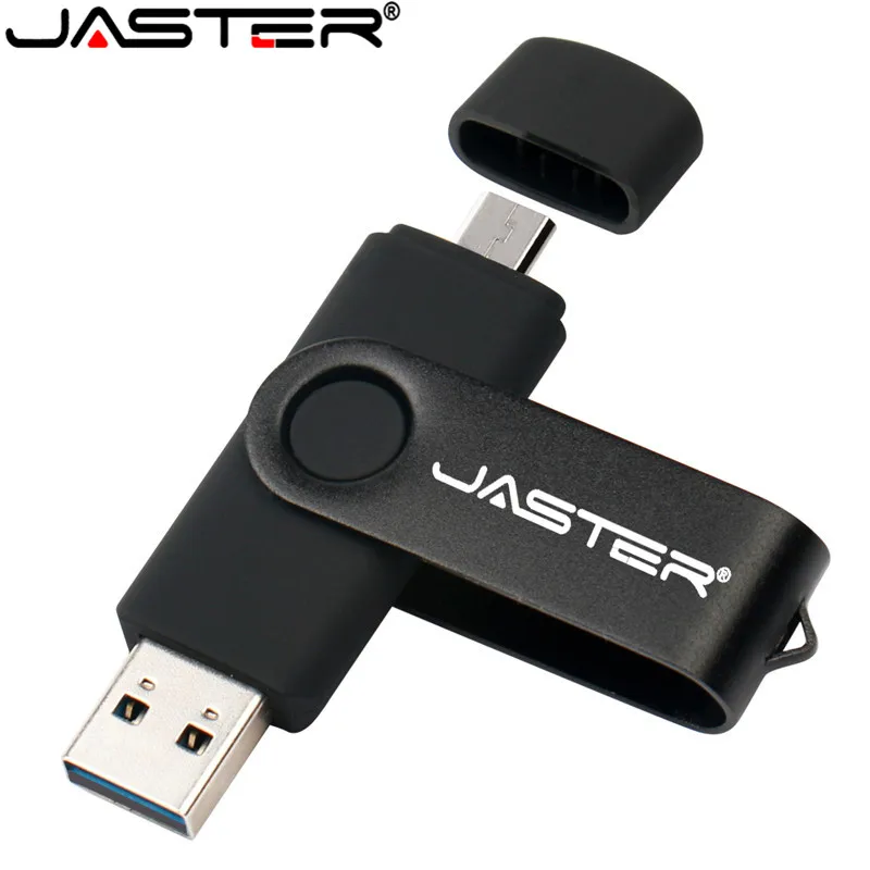 

JASTER Custom LOGO New Metal Extend Capacity OTG USB Stick Pendrive For PC Android phone 4GB/8GB/16GB/32GB/64GB/128GB