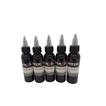 

5Bottle Tattoo Ink for Lining and Shading Newest Tribal Liner Shader Pigment Black 120ML Newest High quality permanent makeup