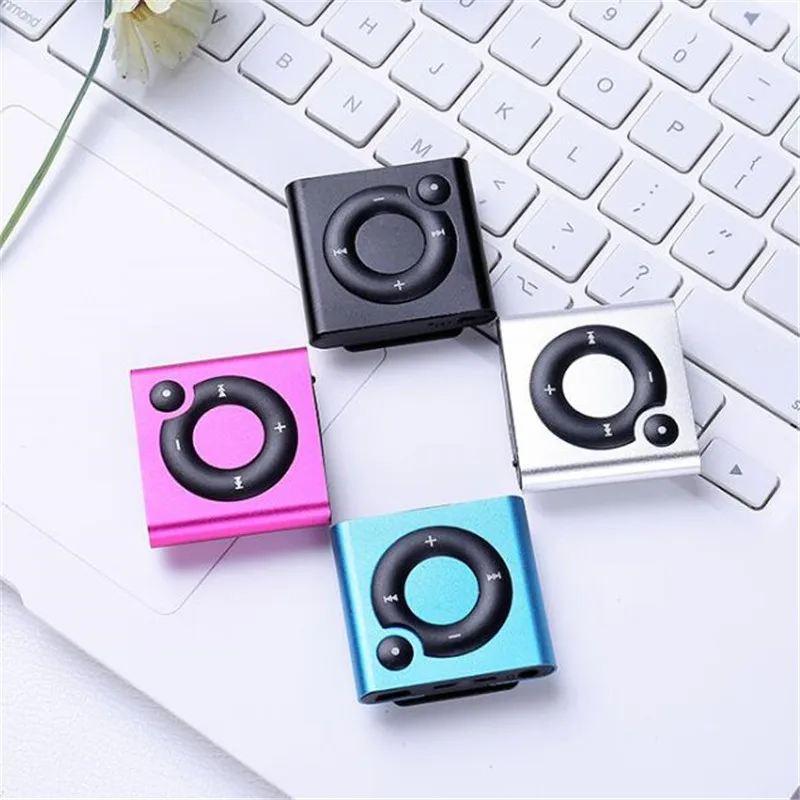 Новинка металлический зеркальный портативный MP3 плеер мини mp3 с зажимом