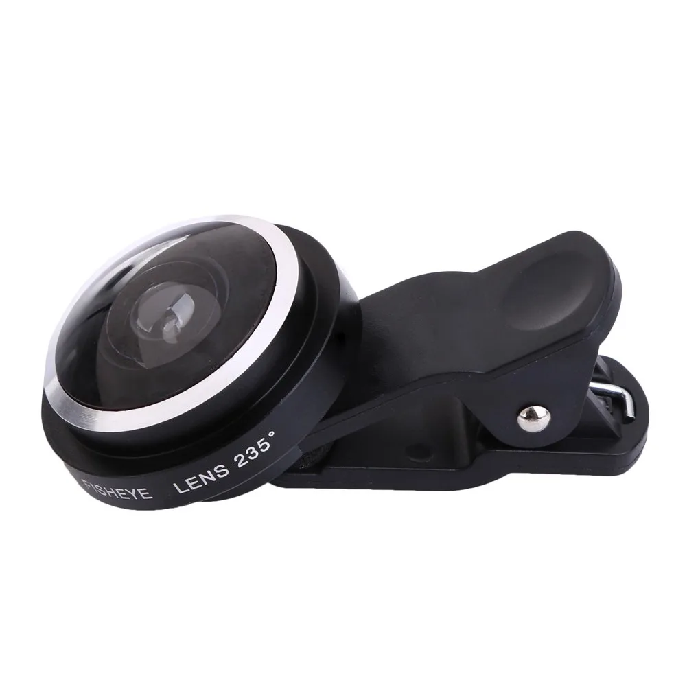 Alloet 235 Degree Clip On Fisheye Lens for Phones, 0.4x Fish Eyes
