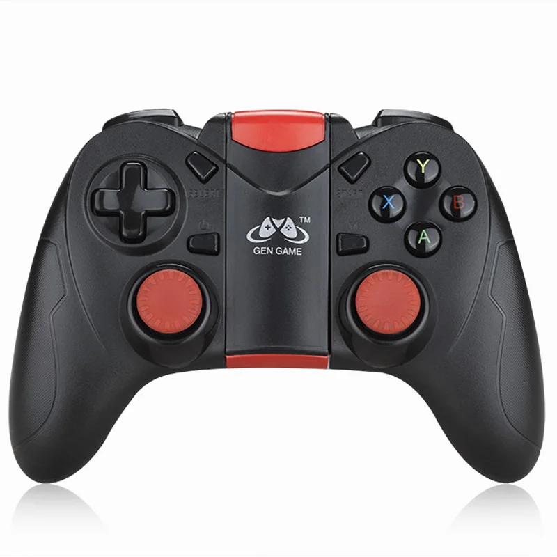 

S6 Bluetooth Wireless Controller Gamepad For PC For IOS Android smartphone Game Joystick Control For Tablet TV Box With Holder