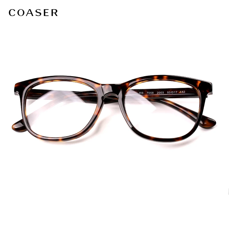 

COASER mens eyewear frames oversized Hand Made Retro glasses frame mens eyewear Acetate frames clear glasses optical lens frame