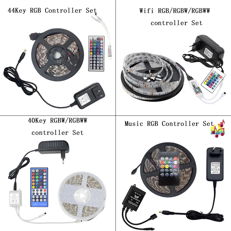 Светодиодная лента RGB 12 В постоянного тока светильник аемая 10 м 5 RGBW RGBWW 5050 60