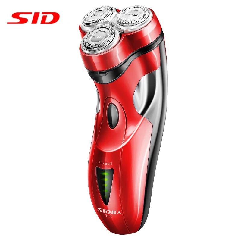 

SID SA7251 3D Floating Head USB charge for Car Electric Shaver Rechargeable Razor Entire Machine washable cut Portable Shaver