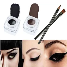 Huamianli брендовые черные Водонепроницаемый Подводка для глаз гель Макияж косметический гель Eye Liner с Кисточки 24 часа длительный ju10 Drop