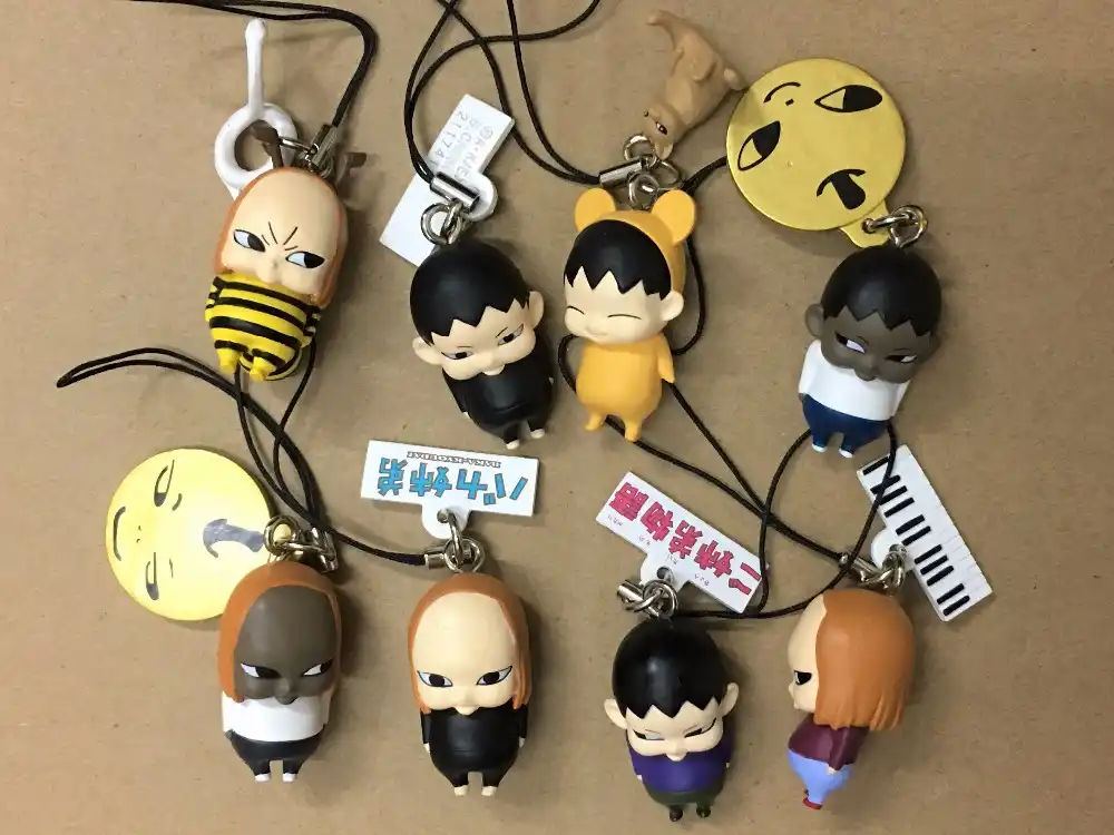 8pcs Lot Gokyoudai Monogatari Original Japanese Anime Figure Pvc Mobile Phone Charms Keychain Strap G549 N Aliexpress