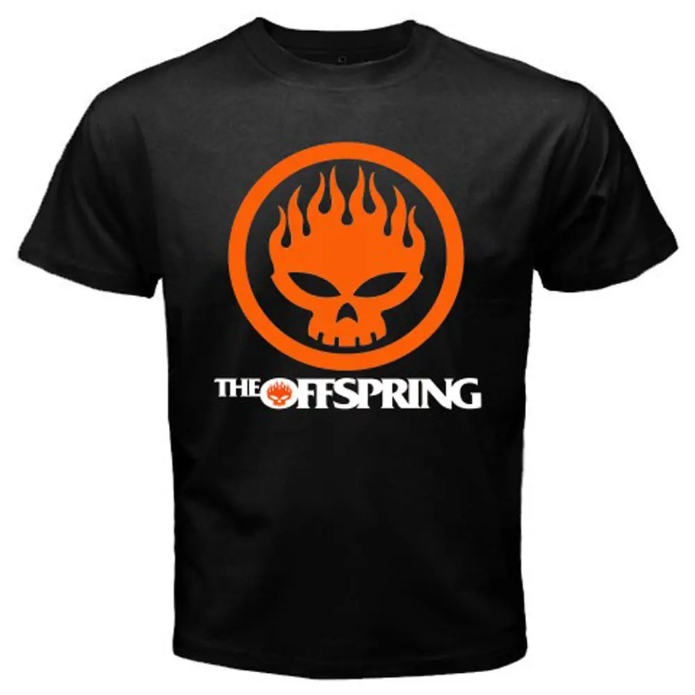 Новинка Мужская черная футболка с черепом и логотипом рок-группы размеры от S до
