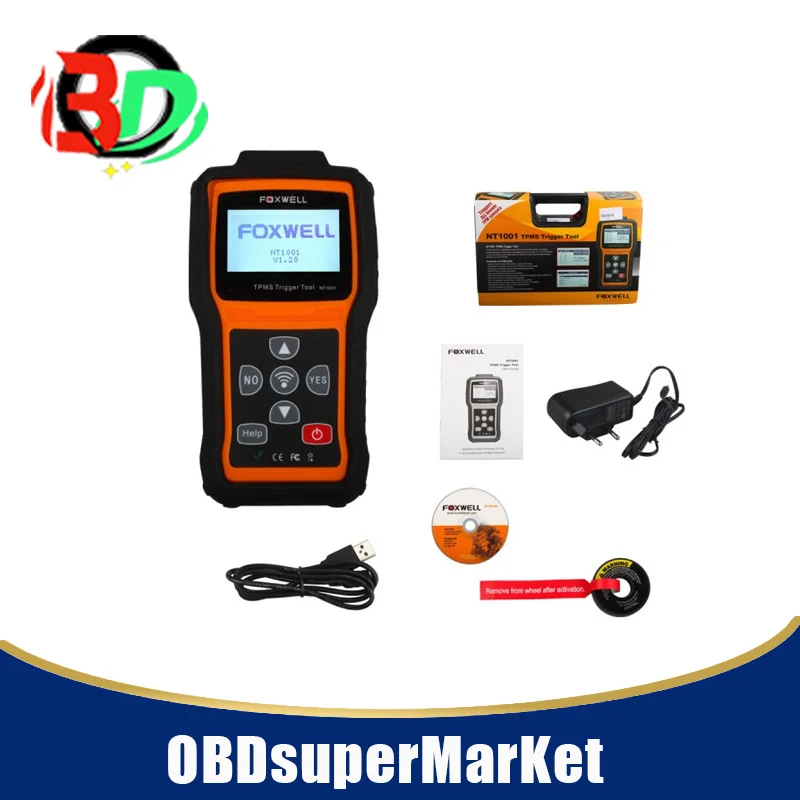 

Top Quality Foxwell NT1001 TPMS Trigger Tool OBD2 Auto Diagnostic Scanner Support Multi-language