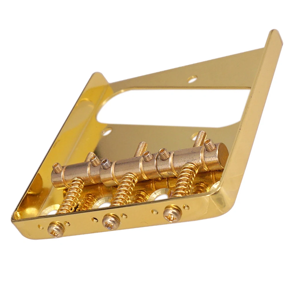 3 String Electric Guitar Saddle Tremolo Fixed Bridge for TL TELE Telecaster Guitar