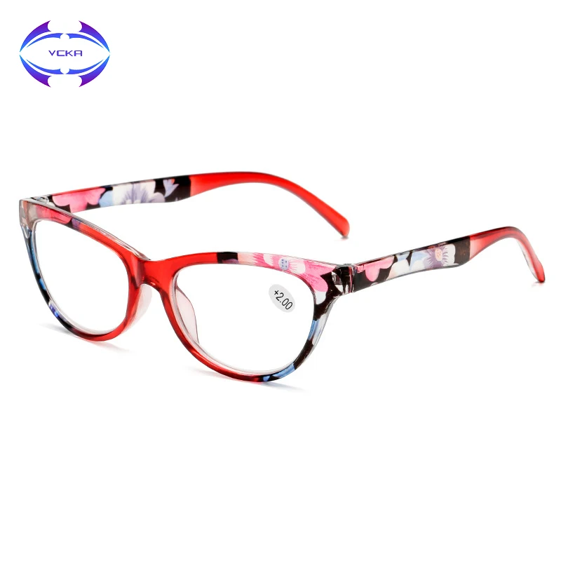 Женские и мужские очки для чтения VCKA Cat Eye модные в стиле унисекс 2019 PresbyopicEyeglassesDiopt +