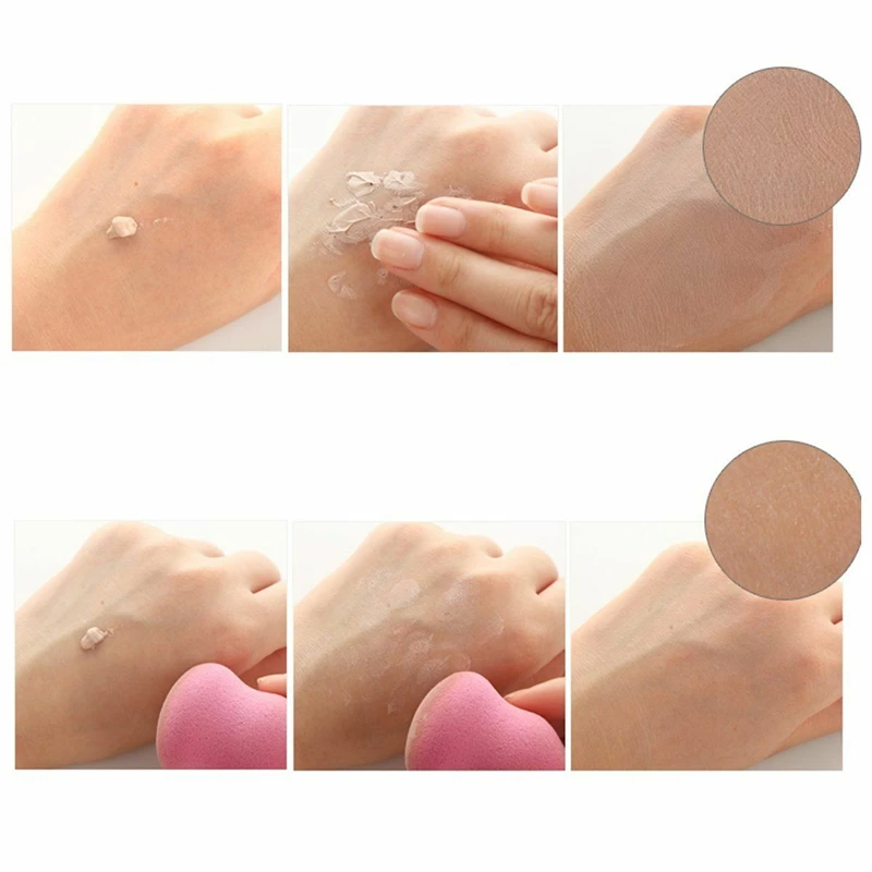 4pcs Makeup Sponge Powder Puff Smooth Makeup Foundation Sponge Beauty to Make Up Tools Cosmetic Water-drop Gourd random color