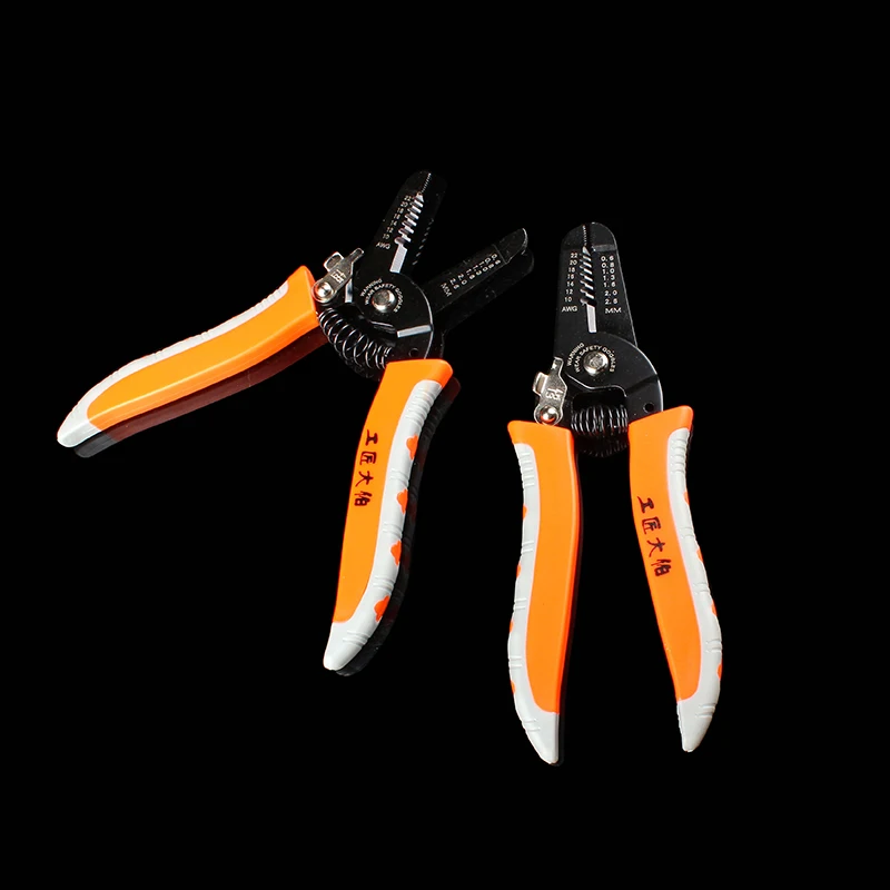 Free shipping Multifunctional Wire Cable Stripper Steel Wire Stripping Pliers Cutting Stripping Hand Tool For 10-22 AWG