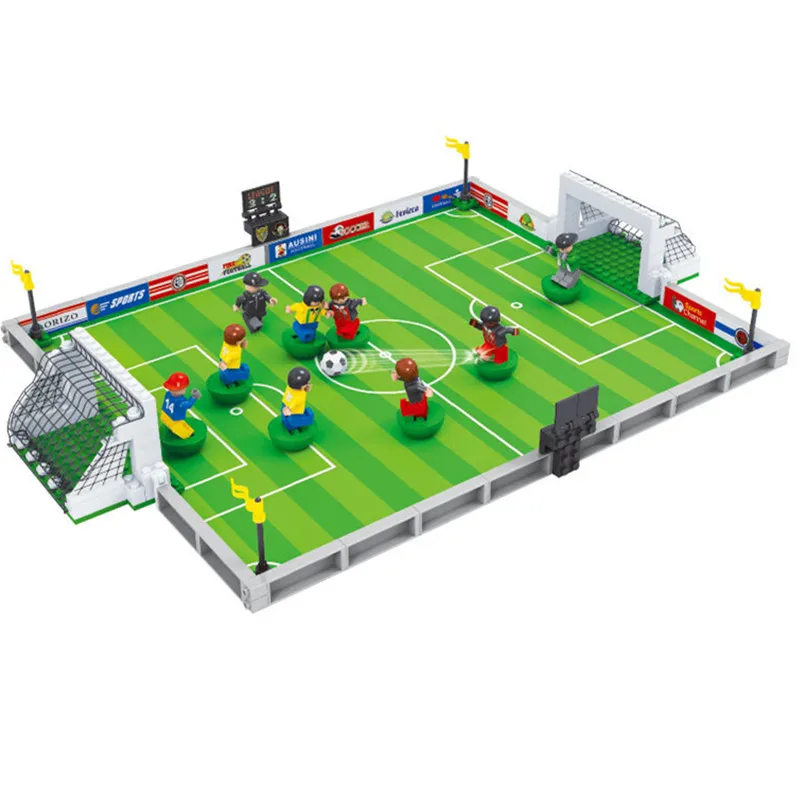 

Legoing city football sets 3D 251Pcs Model building kit compatible with blocks Bricks Educational toys hobbies for children gift