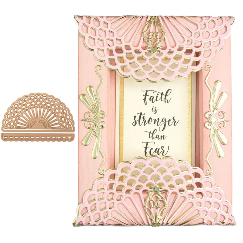 

Border Metal Cutting Dies Stencils for Scrapbooking Embossing Die Paper Cards Making Album Decorative New 2019