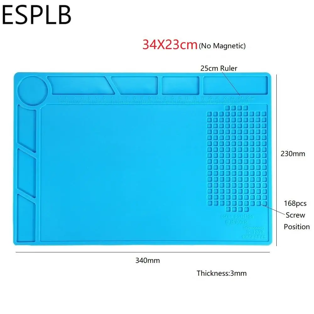 rework station Repair Pad Insulation Heat-Resistant Soldering Station Silicon Soldering Mat Work Pad Desk Platform for BGA Soldering Station lincoln electric ac 225 arc welder Welding Equipment