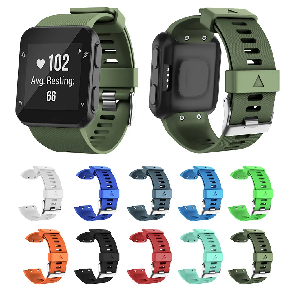 

Silicone Watch Band Strap Bracelet + Tool Screws For Garmin Forerunner 35 UY8