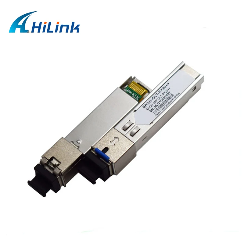 GEPON OLT PX20++ оптический модуль HL-EPONOLTPX20++ 20 км Tx 1490nm 1,25G, Rx 1310nm 1,25G, SC/UPC, SFP