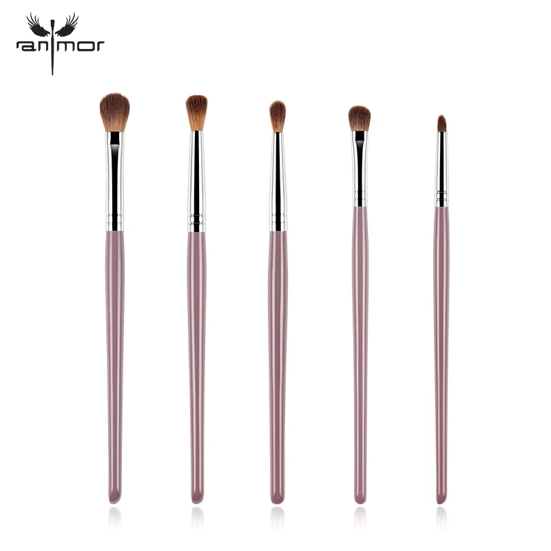 

Anmor Makeup Brushes High Quality Make Up Brush Blending Wooden Professional Eyeshadow Eyebrow Cosmetic Kit pinceaux maquillage