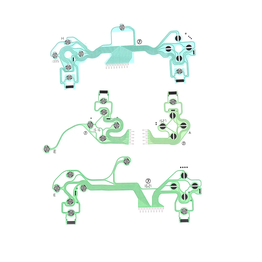 

Replacement Buttons Ribbon Circuit Board for PS4 Dualshock 4 Pro Slim Controller Conductive Film Keypad flex Cable PCB Whosesale