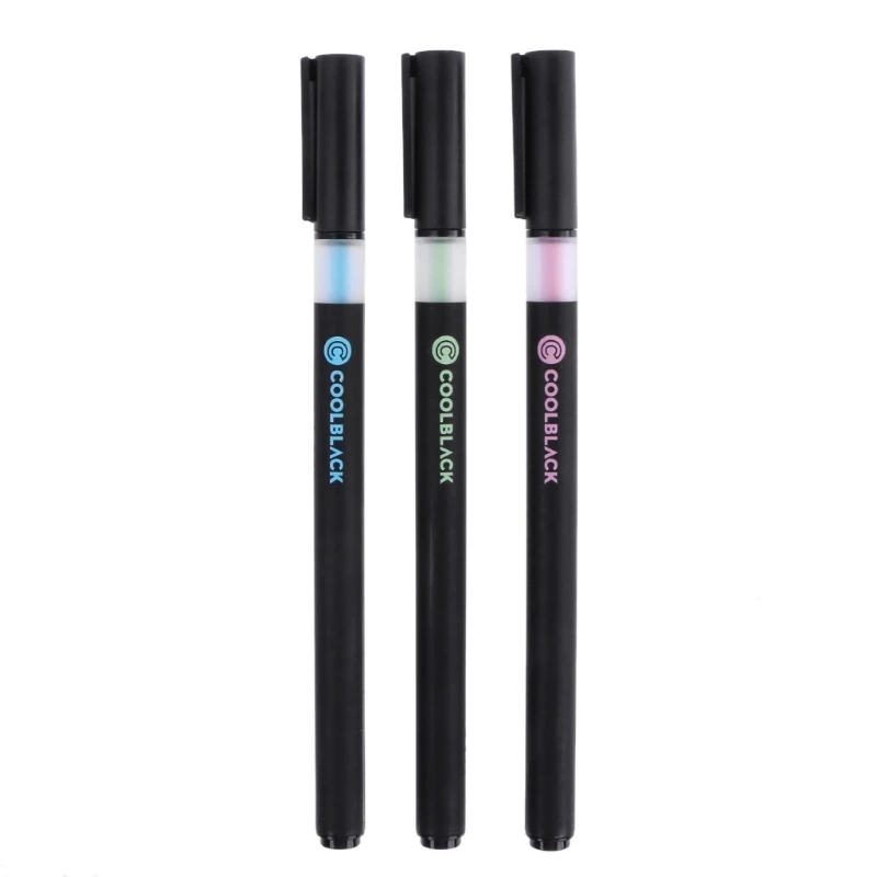 0.5mm Cool Black Gel Pen Writing Signature School Office Stationery Papelaria