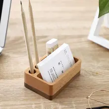 Держатель для карт креативная деревянная визитная карточка держатель настольный выставочный элемент офисная коробка для хранения аксессуары нежная практичная