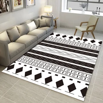 

Hoge Kwaliteit Nordic Creative Geometric Art Tapijt Voor Woonkamer Slaapkamer Anti-slip Floor Mat Mode Keuken Tapijt Gebied