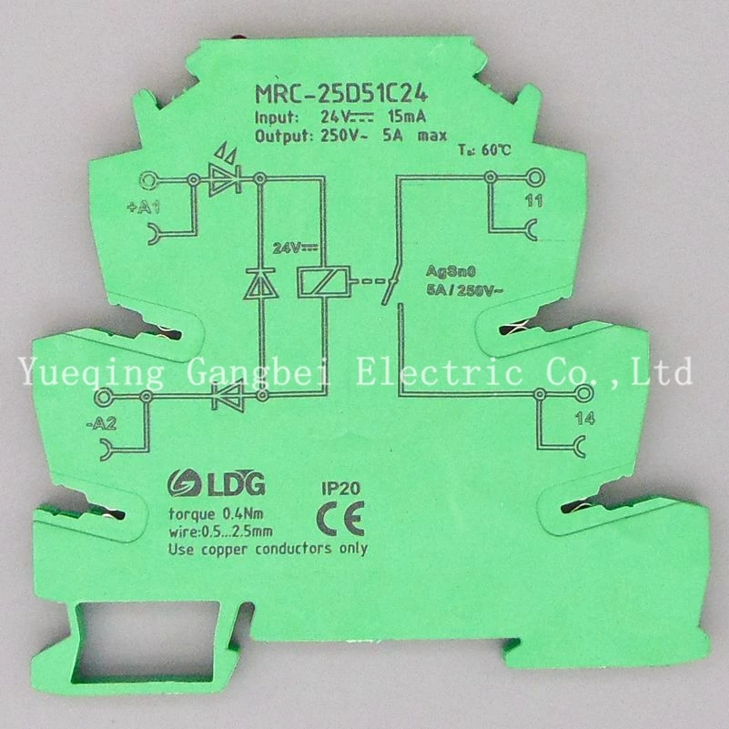 MRC-25D51C24 DC24V PLC релейный выход усилитель Модуль платы реле ультра-тонкий релейный модуль