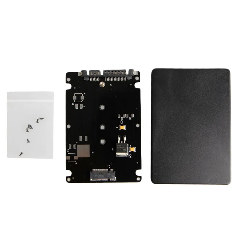 B+ M Key Socket 2 M.2 NGFF(SATA) SSD to 2,5 SATA конвертер адаптер карта с коробкой для рабочего стола или ноутбука