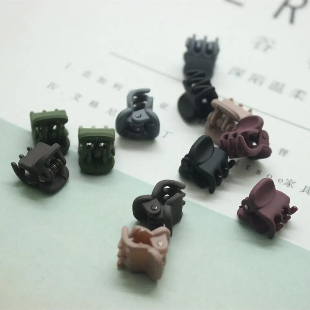 12pcs Baby Simple Matte Texture Mini Hair clips Hairpins Clamps Hair accessories Hair claw Holder