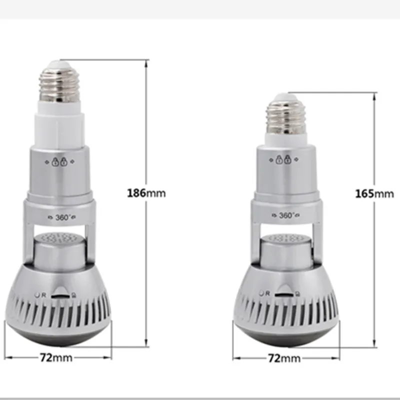 Lights Bulb HD ONVIF WIFI IP CCTV Camera