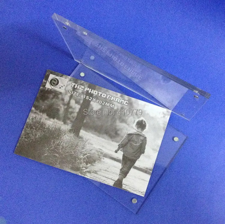 5 acrylic clear photo frame magnet picture frame (5)