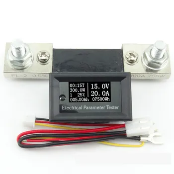 

100A shunt voltmeter separate current meter power meter thermometer timer, capacitance tester