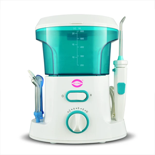 

Dental Care Yasi Rechargeable Water Pick Teeth Cleaning Oral Irrigator FL-V9 Dental Water Jet Flosser With 7pcs Jet Tips