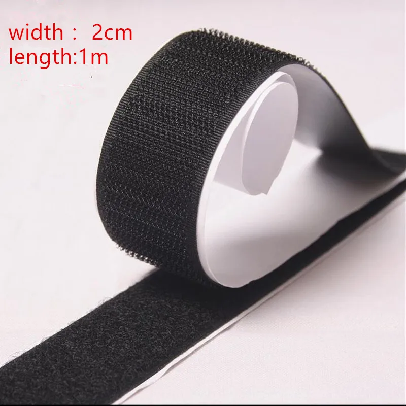 2 рулона крепкая самоклеящаяся лента с крючком 1 м 3 фута|tape fastener|adhesive hook loop tapeloop tape