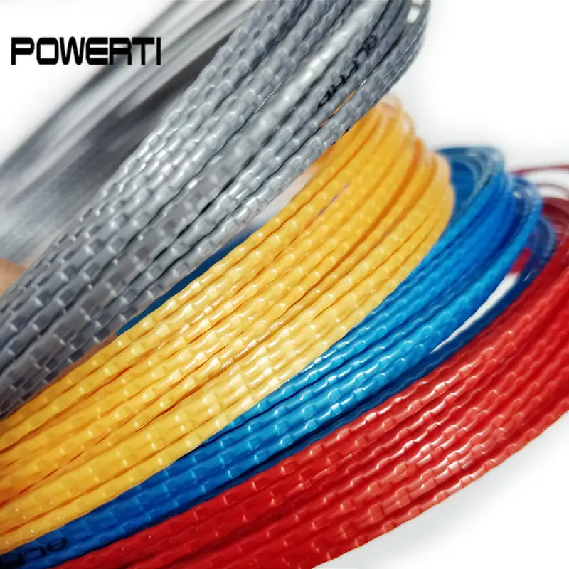 

Free Shipping-10pcs/lot-Brand New Bamboo Spin Polyester Tennis Racket String Training String Made in Taiwan