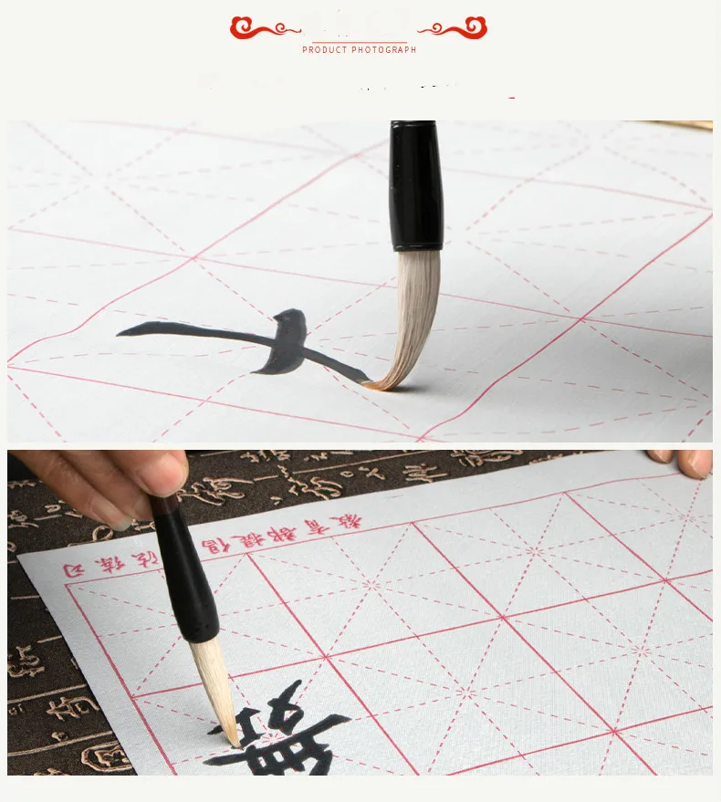 Caneta de Caligrafia Chinesa de Alta Qualidade de lã Especiais para a Prática de Caligrafia Doninha Vários Cabelos Escovas Grupo Amantes - 13 High Quality calligraphy pen