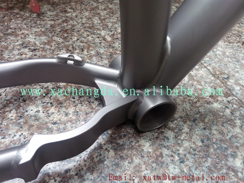 Perfect XACD made titanium fat bike frame with thru 142X12mm dropout 4 Perfect XACD made titanium fat bike frame with thru 142X12mm dropout 4