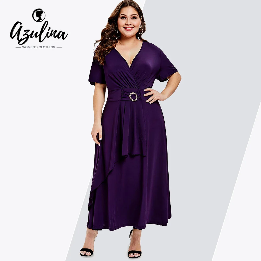 

Rosegal Wrap Short Sleeve Overlap Casual Dress Summer Women Plunging Neck Short Sleeve Solid Women Dress Vestidos De Festa 2019