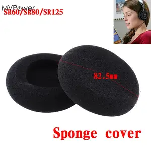 1 пара черные мягкие амбушюры подушки подушечки для Градо SR60 SR80 SR125 SR325 гарнитура подушечки для наушников Пена вкладыши замены - изображение