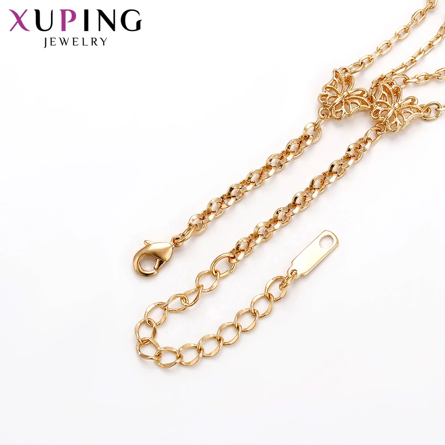 Xuping модные роскошные браслеты в форме бабочки популярные дизайнерские браслеты для женщин и девушек ювелирные изделия рождественские подарки S71, 3-72031