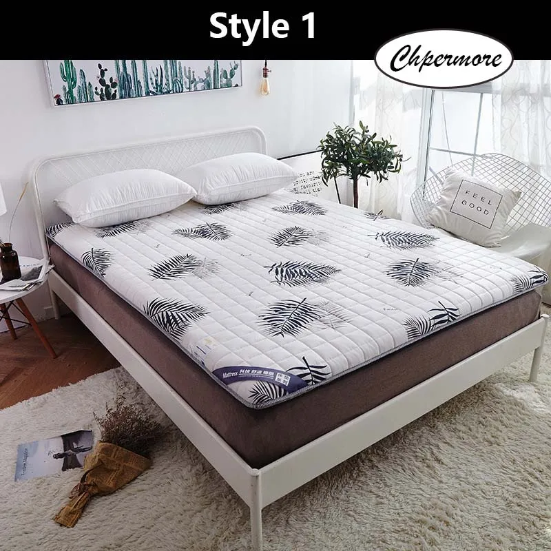 

Chpermore Cotton Thicken Keep warm Mattress Tatami Single double Foldable Mattresses Bedspreads King Queen Twin Size