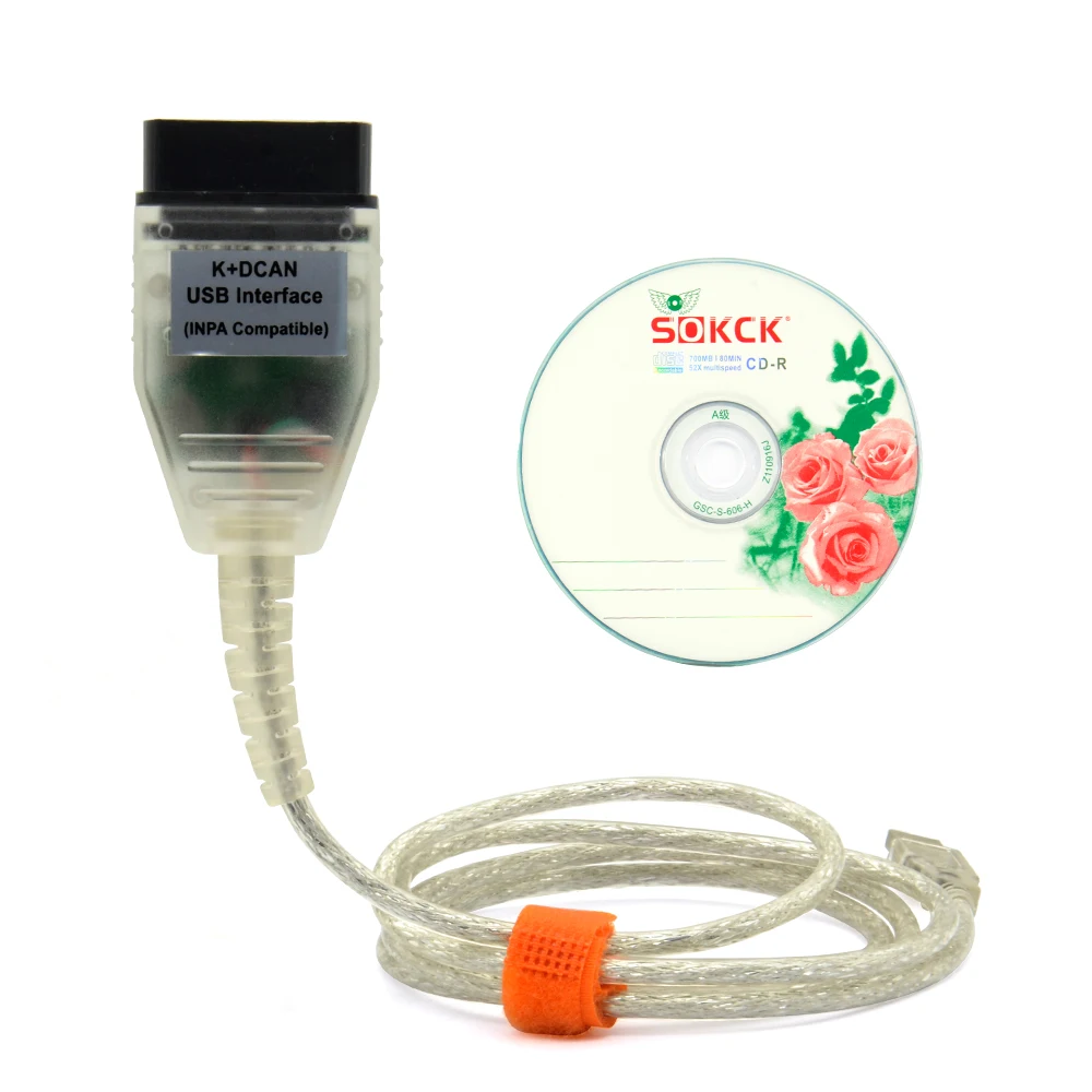 Для BMW INPA K + CAN с чипом FT232RL DCAN для USB интерфейс Полная диагностика Бесплатная