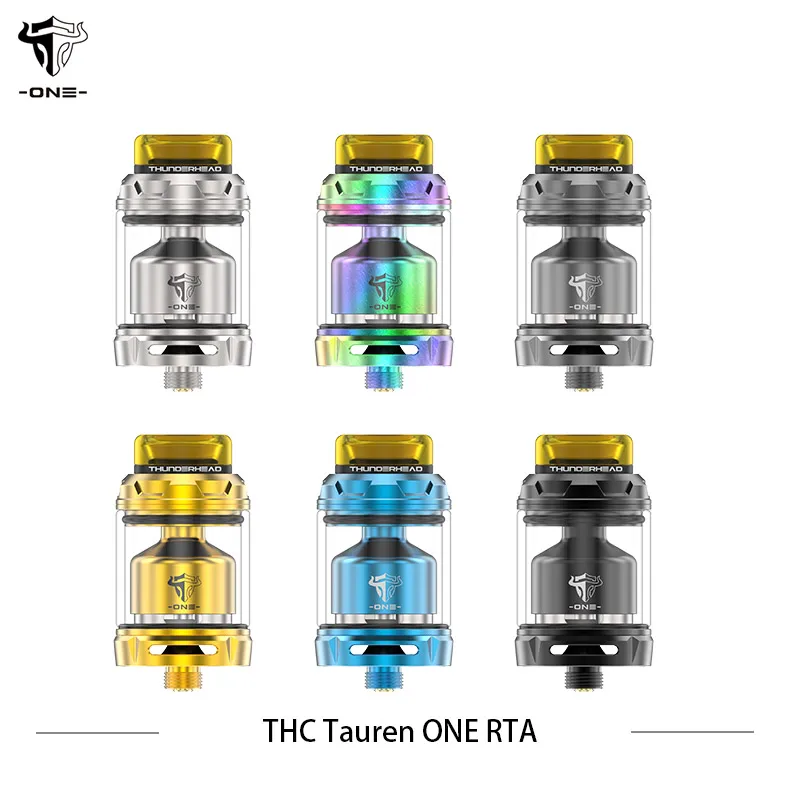 

Original ThunderHead Creations THC Tauren One RTA 24mm 2ml/4.5ml Single Coil Vape Vaporizer VS Vape Hellvape Rebirth dead RTA