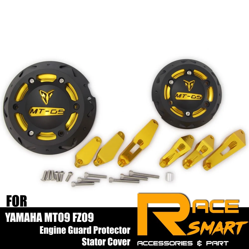 MT09 TRACER 2015-2016 Engine Guard Protector Stator Cover Crash Case MT 09 MT-09 2014 2015 2016 FJ09 XSR900 | Автомобили и