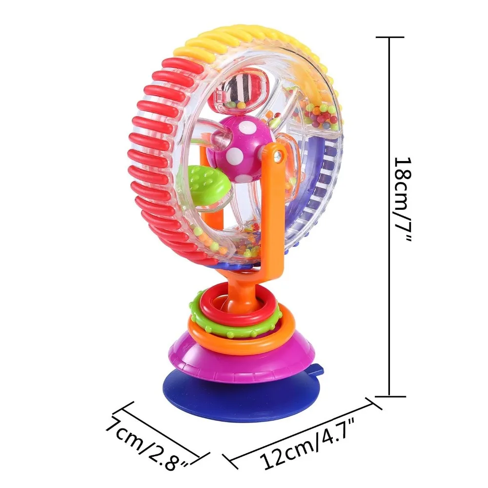 Baby Toy Three-color model Rotating Windmill Noria Stroller Dining Chair Toys