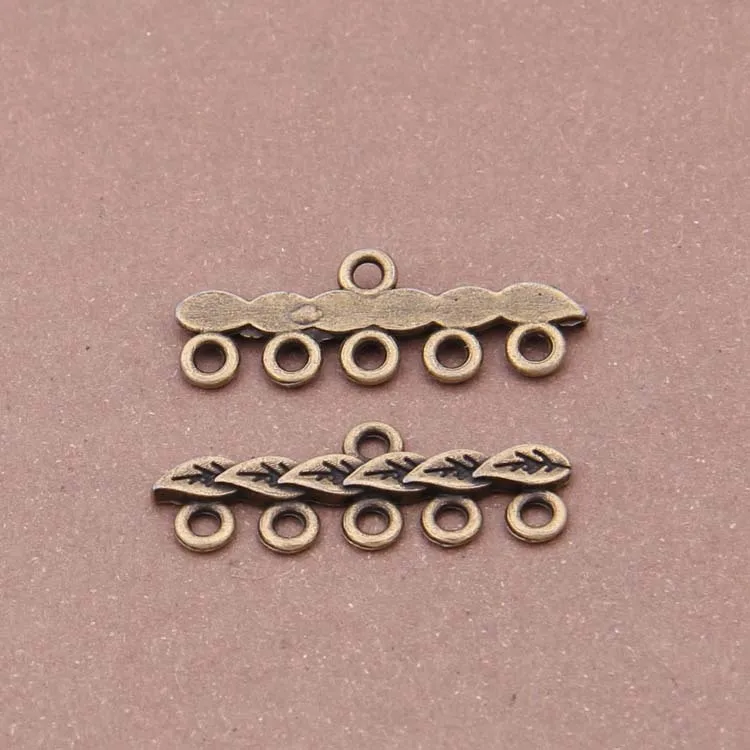 100pcs Vintage Multi ring connector for jewelry making Necklace