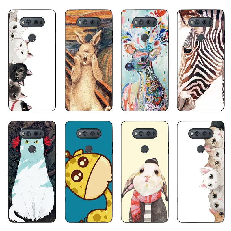 

For LG V10 Silicone Case Back Cover For LG V20 V30 V40 Soft TPU Case