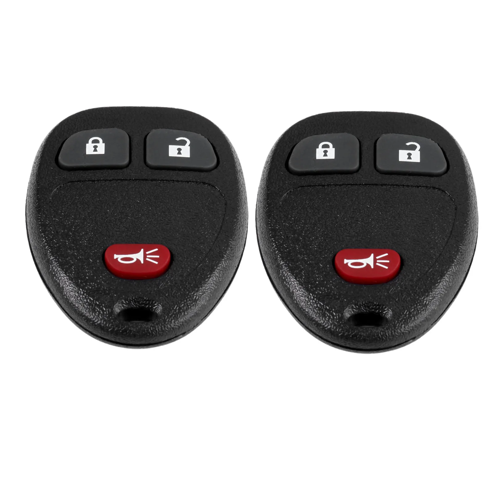 

2Pcs 3 Buttons Car Remote Start Keyless Entry Key Fob Clicker Control For GMC Chevrolet 15913420 OUC60270 Replacement Key Shell